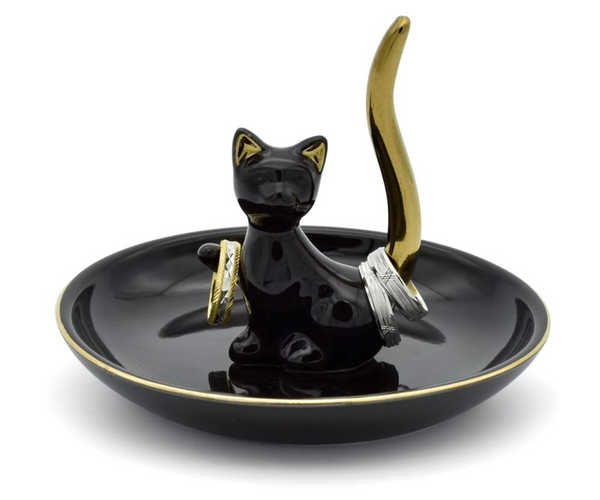 Happy Cat Ring Dish