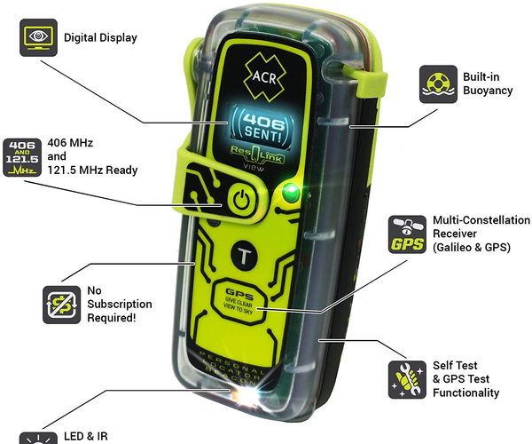 ACR Wearable Personal Locator Beacon