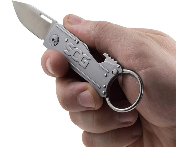 SOG Keychain Pocket Knife Multi-Tool