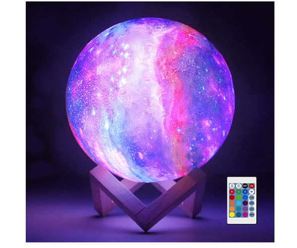 Multicolored Moon Lamp