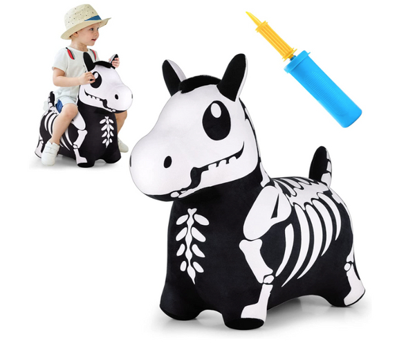 Skeleton Horse Bounce Along Toy