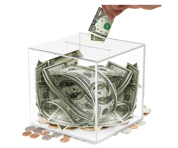 Transparent Unbreakable Piggy Bank