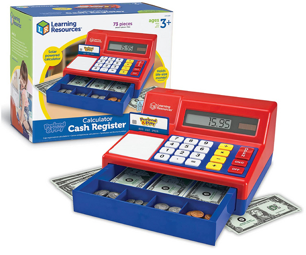 Calculator Cash Register Pretend Play Set
