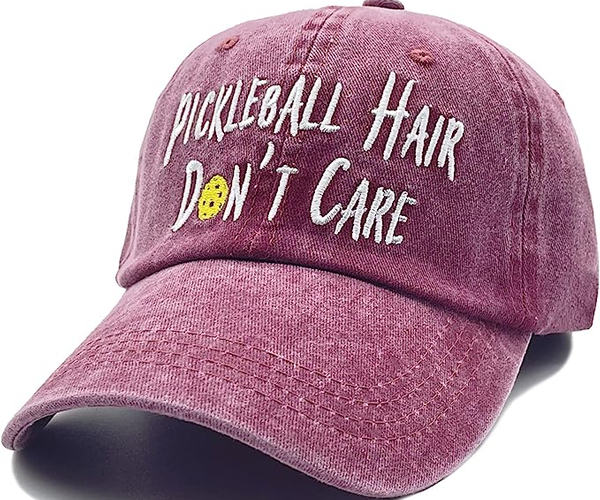 Pickleball Hair Don't Care Cap