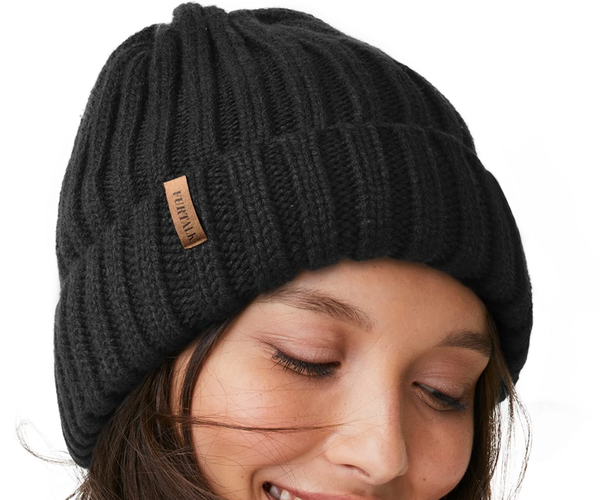 Fleece Lined Knit Hat