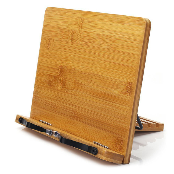 Bamboo Recipe Book Stand