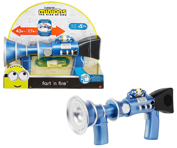 Minions The Rise of Gru Fart n' Fire Gun