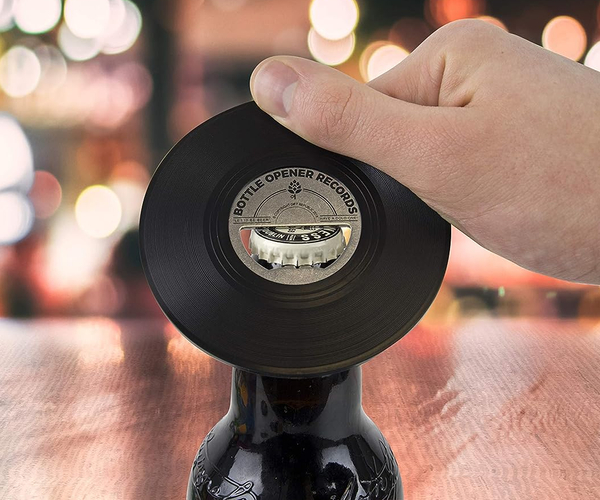 Vinyl Record Bottle Opener