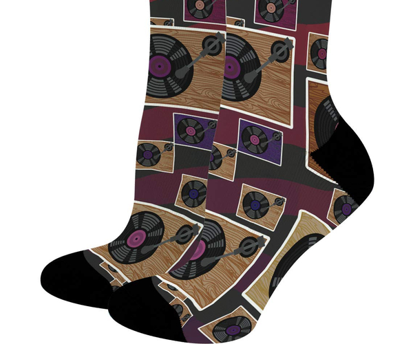 Vinyl Record Socks