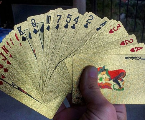 24K Gold Playing Cards