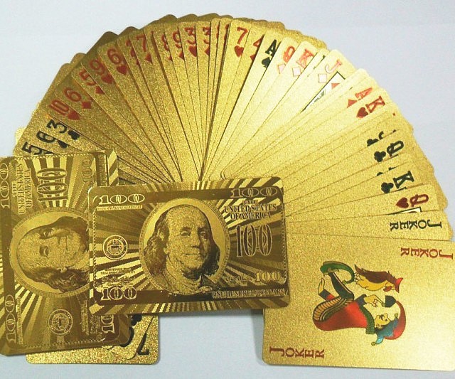 Gold Playing Cards