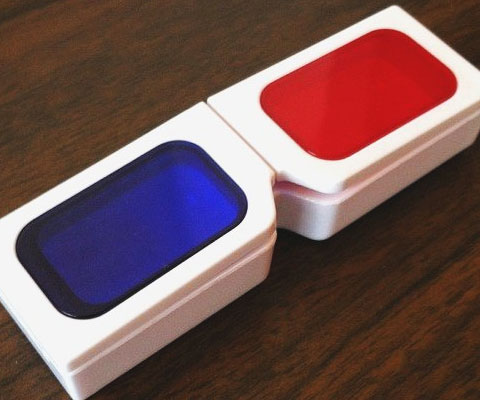 3D Glasses Contacts Case