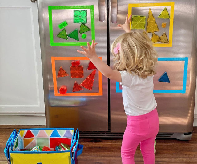 3D Magnetic Building Tiles