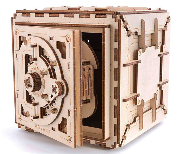 3D Wooden Safe Puzzle Kit