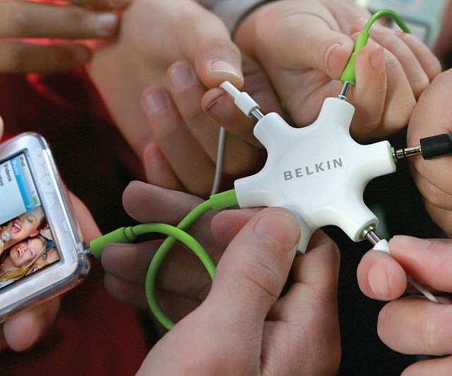 5 Way Headphone Splitter