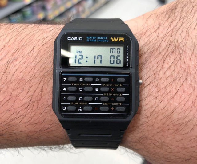 Casio CA53W-1 Calculator Watch