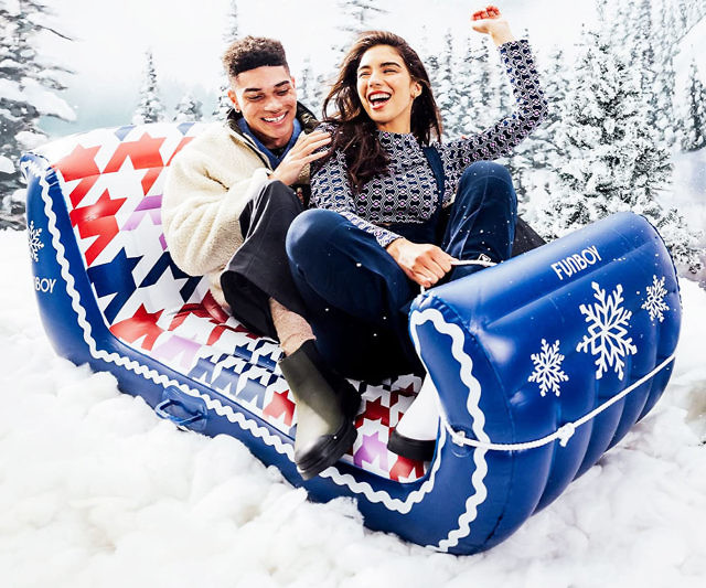 Giant Inflatable Mountain Sleigh