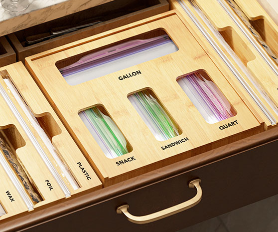 SpaceAid Bag Storage Organizer