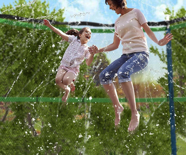 Sprinkler System For Trampoline