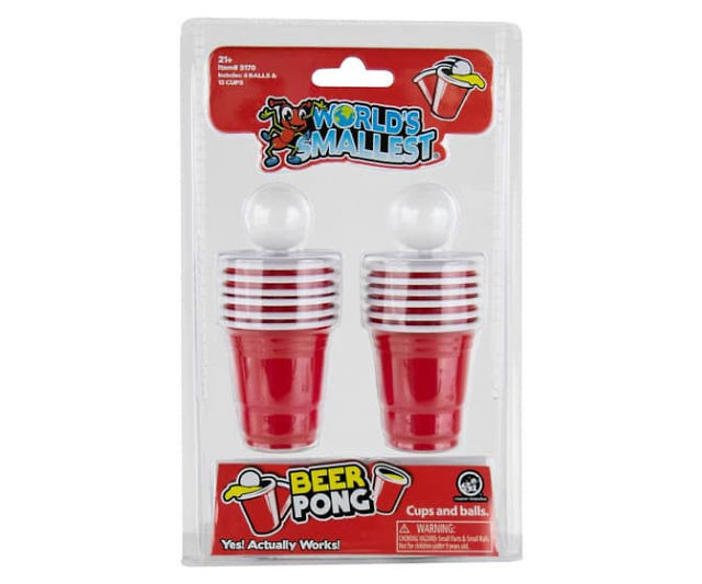 The World’s Smallest Beer Pong