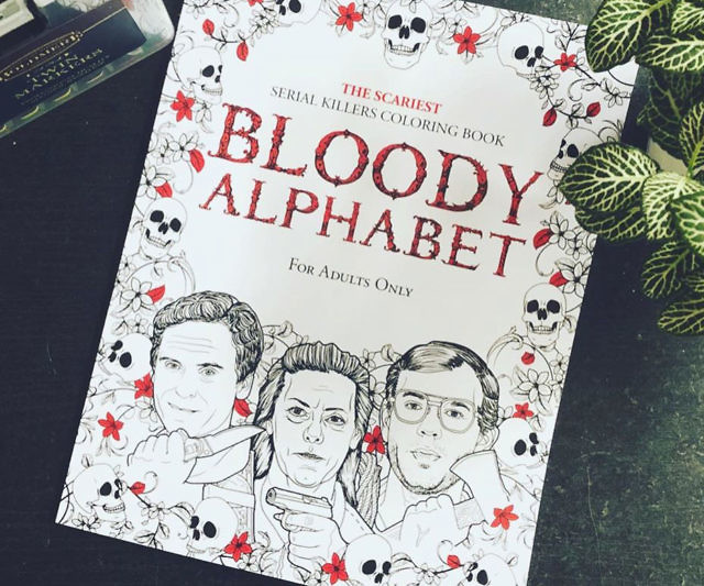 The Scariest Serial Killers Coloring Book