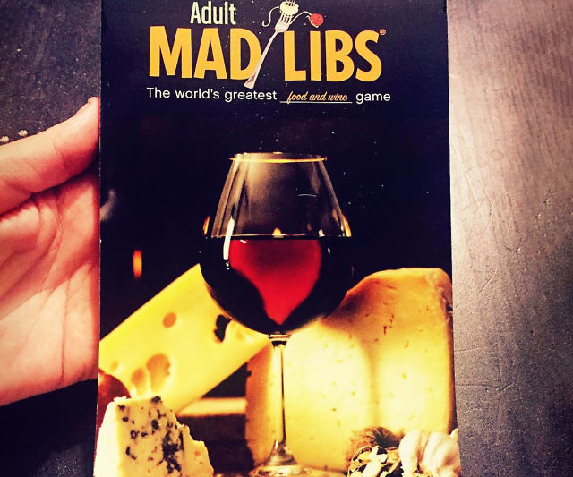 Eat, Drink, And Be Mad Libs
