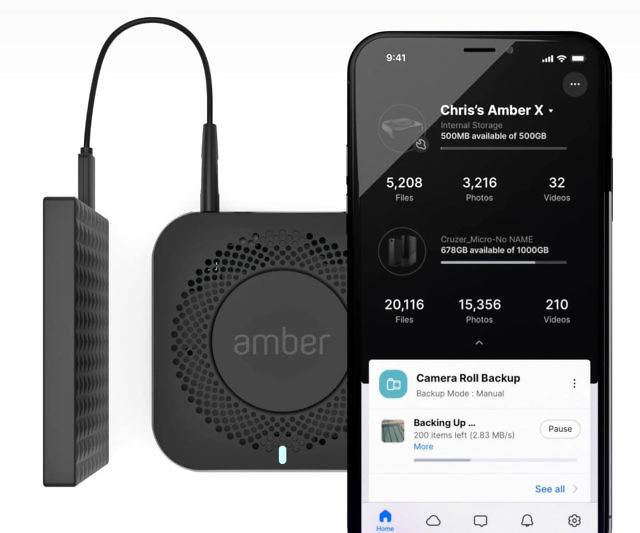 Amber X Personal Cloud Storage Device