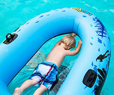 Clear Bottom Inflatable Raft