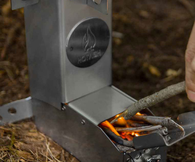 Hot Ash Wood Burning Stove