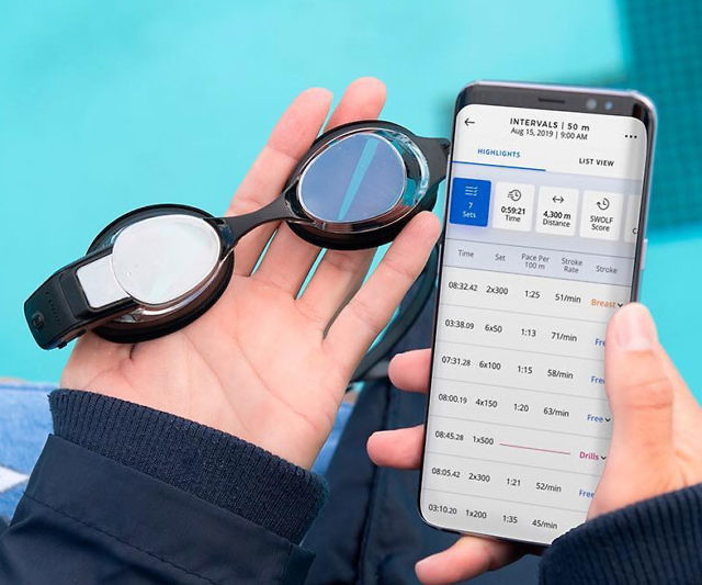 Augmented Reality Swim Goggles