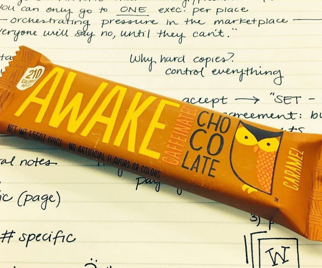 Caffeinated Milk Chocolate Bars