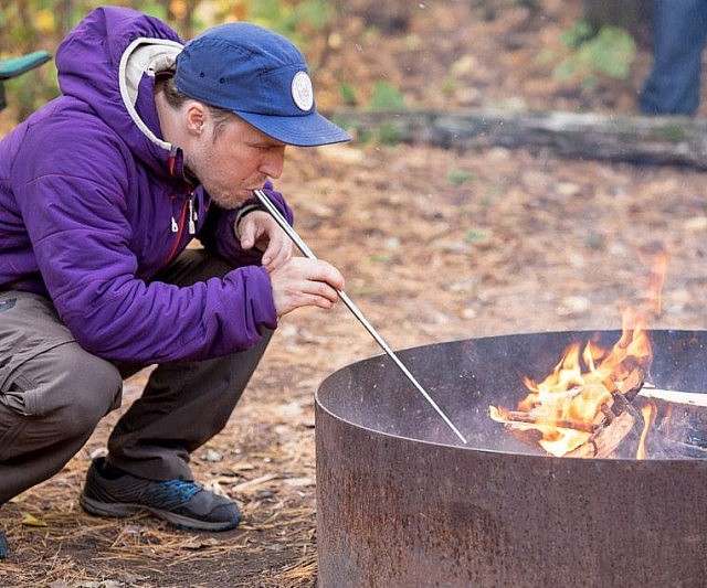 Firestarting Blow Straw