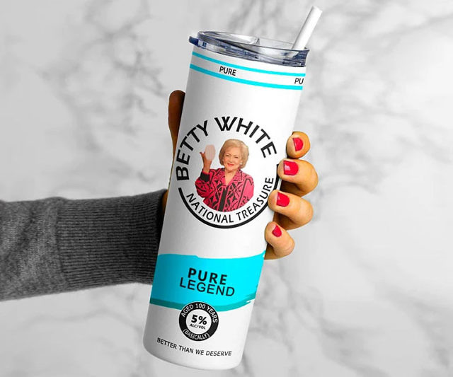 Betty White Hard Zeltzer Tumbler