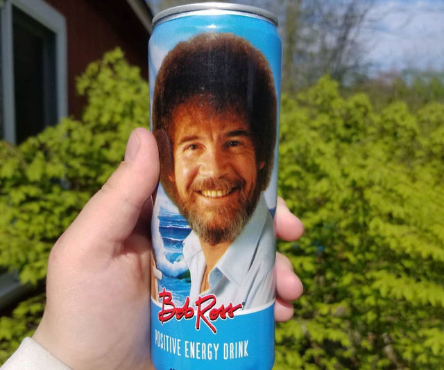 Bob Ross Positive Energy Drink
