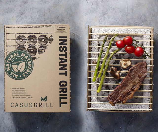 Portable Biodegradable Grill