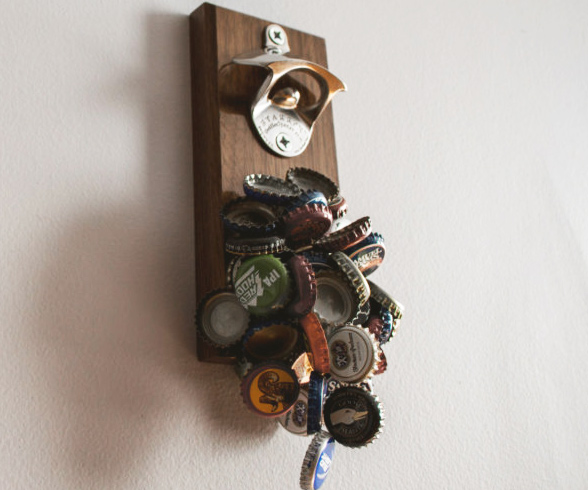 Magnetic Bottle Opener And Catcher