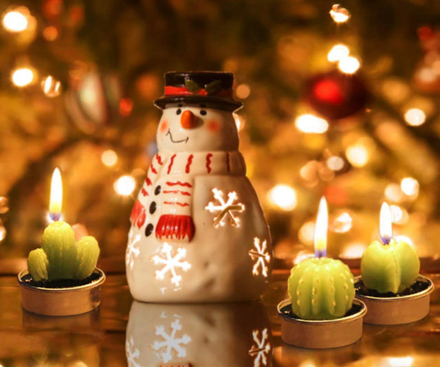 Cactus Tea Light Candles