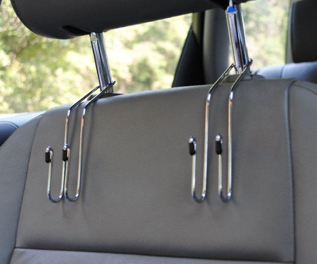 Multi-Purpose Car Headrest Hooks