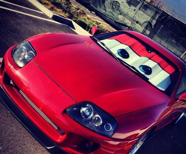 Cars Lightning McQueen Sunshade