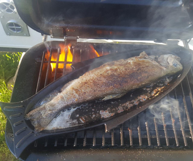 Cast Iron Fish Grill Pan