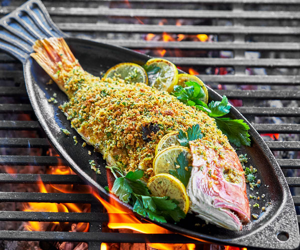 Cast Iron Fish Grill Pan