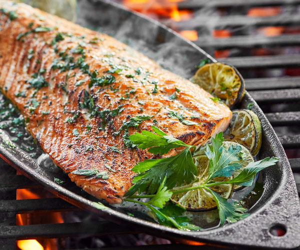 Cast Iron Fish Grill Pan