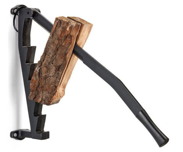 Cast Iron Wall-Mounted Kindling Maker