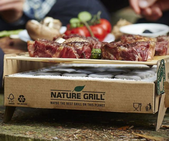 Portable Biodegradable Grill