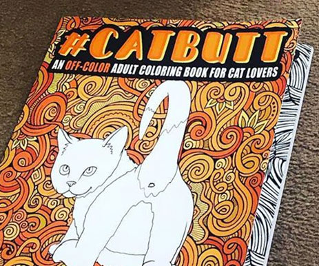 Cat Butt Coloring Book