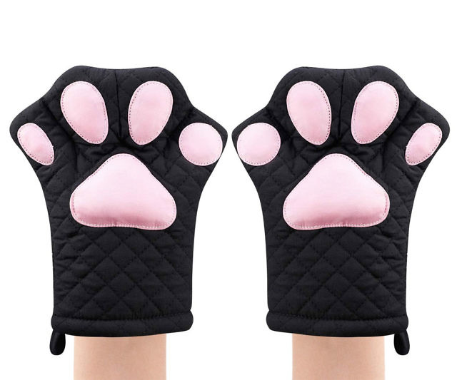 Cat Paw Oven Mitts