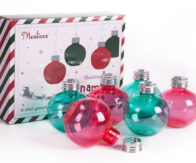 Christmas Tree Ornament Shot Glasses
