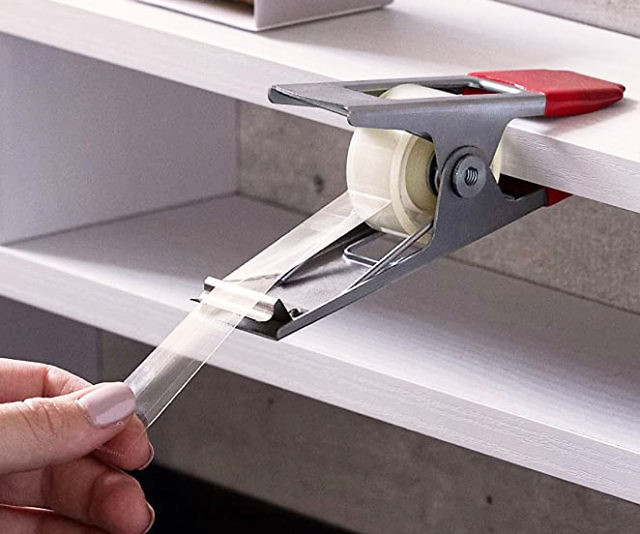 Clothespin-Shaped Tape Dispenser