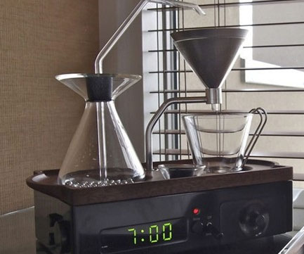 Coffee Brewing Alarm Clock
