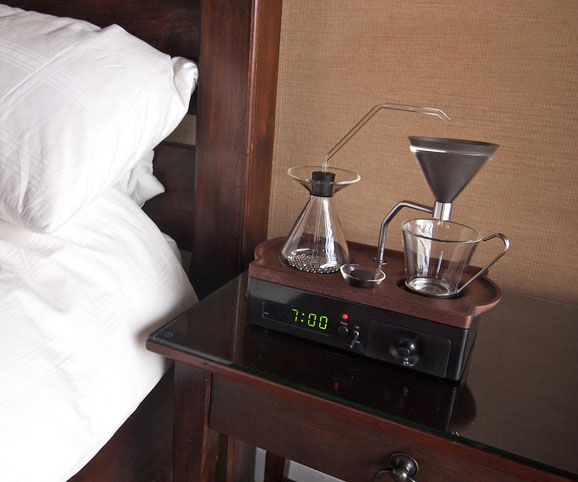 Coffee Brewing Alarm Clock